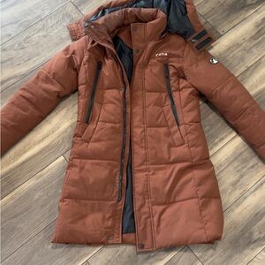 ZYIA Brown Puffer Jacket